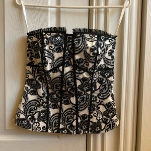 White House Black Market Corset Top 0